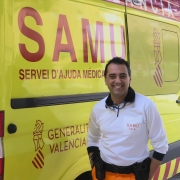 Juan Carlos Soler, Técnico de Emergencias Sanitarias de la unidad Alfa 1 del SAMU de Alicante.