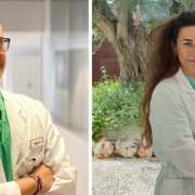 Rafael Carrasco y Eva Baró, doctores Hospitales Universitarios de Torrevieja y Vinalopó.